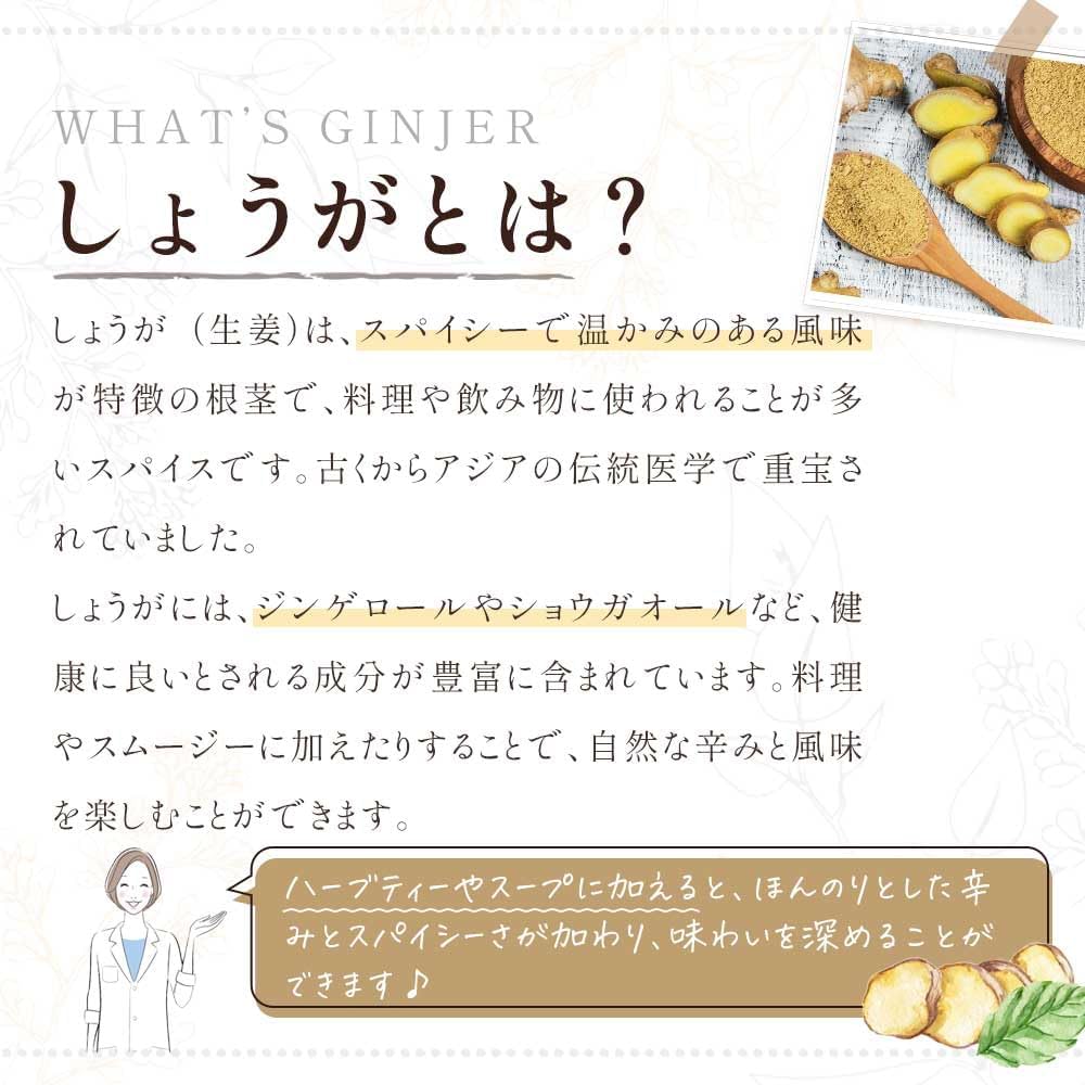 Grace of Nature 有機 ジンジャー パウダー オーガニック 粉末 ベトナム産 有機JAS認証 Bio Terrace(ビオテラス)